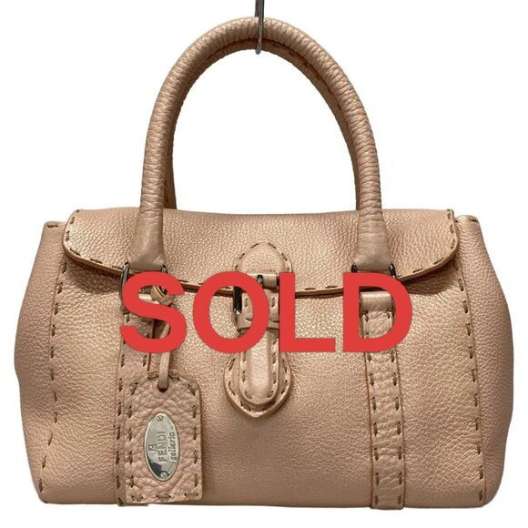 FENDI Linda Bag/Seleria Light Pink Leather - Handbag 310-061325 - Picture 1 of 11